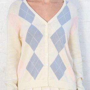 brandy melville savannah argyle sweater